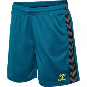 Hummel Pantalones Cortos Authentic PL para niños, tejidos transpirables, ajuste cómodo, diseño moderno, logotipo de la marca en el lateral