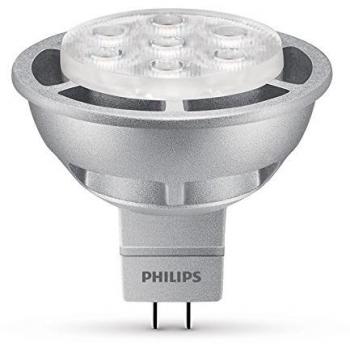 Philips - Bombilla foco LED, luz blanca cálida, 6,5W, equivalente a 35 W, casquillo GU5.3, regulable