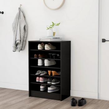 Zapatero Negro 60x35x92 cm en Aglomerado