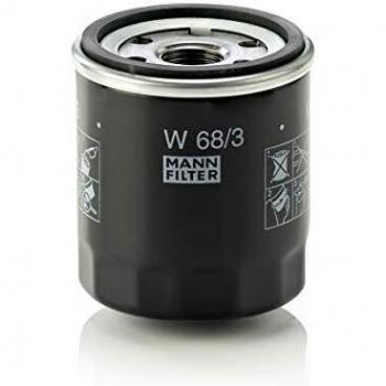 Original MANN-FILTER Filtro de aceite W 68/3 – Para automóviles y vehículos de utilidad