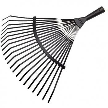 Escoba Metálica Fija Bellota 3041 para Jardín sin Mango, 385x420 mm