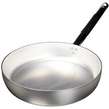 Sartén Profesional de Aluminio Agnelli ALMR110620, 5 mm, Cacerola Cilíndrica de Bajo Nivel de Radiación, 2.5 L y Sartén Recta para Freír Agnelli