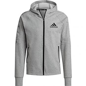 Sudadera con Capucha Adidas Aeroready Designed To Move para Hombre - Color Gris/Negro