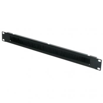 Gembird 19A-BRUSH-02 Accesorio de Bastidor, 19 pulgadas, compatible con racks estándar, incluye cepillo para gestión de cables y ventilación