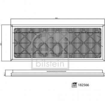 Kit de filtros de aire interior FEBI BILSTEIN 182566