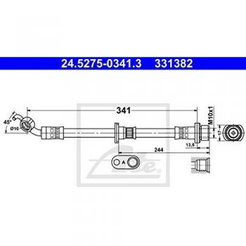 Ate 24.5275-0341.3 Accesorios y Mangueras de Frenos