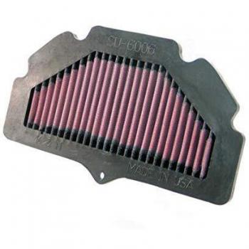 Filtro de aire K&N SU-6006, tipo: filtro de aire para vehículos, características: alta eficiencia en filtración, reutilizable y lavable, mejora el rendimiento del motor, fácil instalación sin modificaciones necesarias