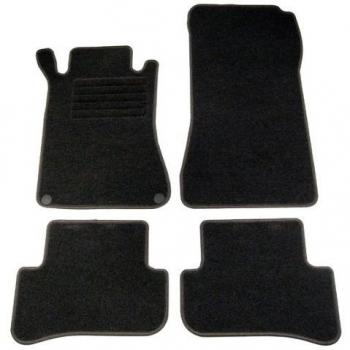 Velour piso esteras coche esteras Mercedes Clase C W203 Sedan 4-pieza de 02.2002