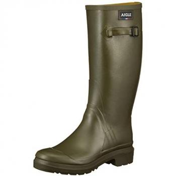 Aigle Cessac Khaki Rain Boots for Men