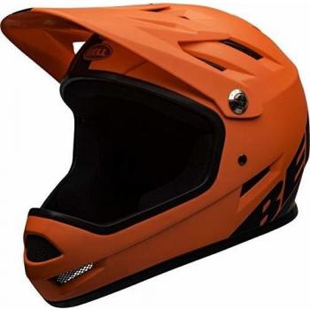BELL Sanction Casco para Bicicleta de montaña, Naranja Mate y Negro, L