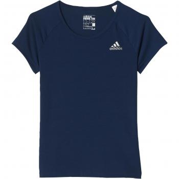 adidas Yg Prime tee Camiseta, Niñas, Azul