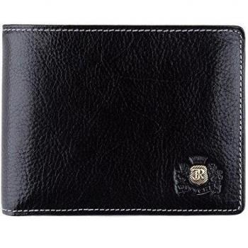 Wittchen Billetera | Color: Negro | Material: Cuero de Grano | Tamaño: 12 x 9 CM | Orientación: Horizontalmente | Colección: Roma | 22-1-039-1