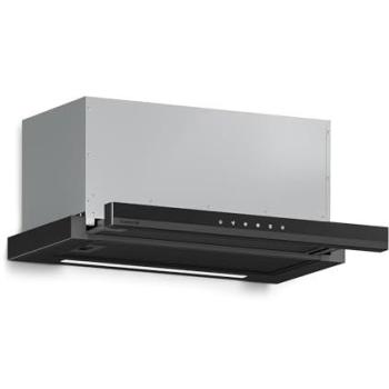 Campana Extractora Telescópica Klarstein Velaire 60 cm - Elegante, Minimalista, Potente, Eficiencia Energética A++, 896 m³/h, LED y Silenciosa