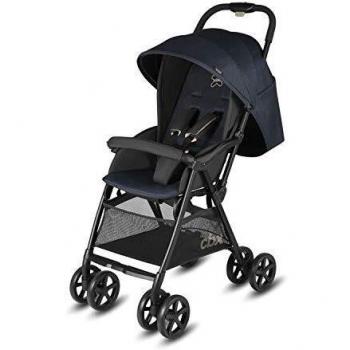 Cbx Yoki - Silla de paseo, ultracompacta, incluye cubierta para lluvia, desde el nacimiento hasta los 15 kg, Jeansy Blue