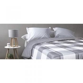 Edredón reversible Génova Velfont 300gr/m2 color gris para cama de 135