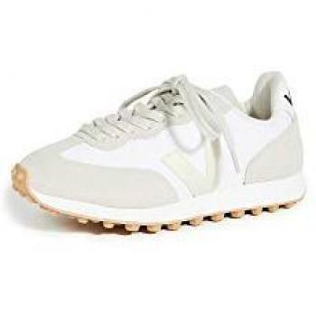 VEJA Rio Branco White Pierre Natural Suede & Mesh Trainers Size: 36, Co - female