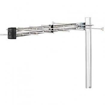 NEDIS Antena Exterior Antena de TV Exterior - Ganancia Máxima de 12 dB - UHF: 470-694 MHz - 1 Componente 870 mm