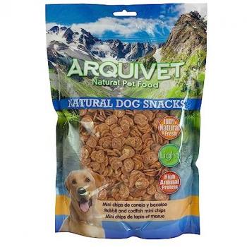 Mini Chips Naturales de Conejo y Bacalao 1kg