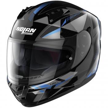 Nolan Casco Integral N60-6 Wiring Negro-Azul-Plateado