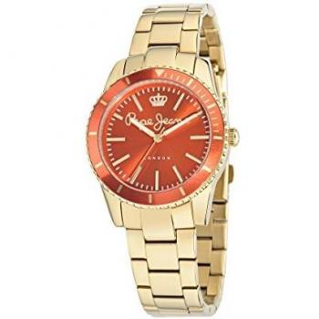 Pepe Jeans Reloj analogico para Mujer de Cuarzo con Correa en Acero Inoxidable R2353102510