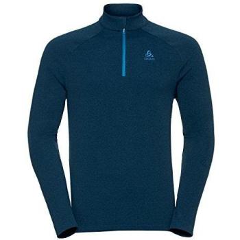 Odlo Midlayer 1/2 Zip Snowbird Sudadera, Hombre, Ópalo Azul, Extra-Large
