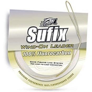 Sufix Wind On Leader 100% Fluorocarbon 10 MTS Diametro 37 kg / 80 LB