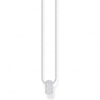 Thomas Sabo Sterling Silver Ring Pendant Necklace with White Zirconia - KE2278-051-14-L45V