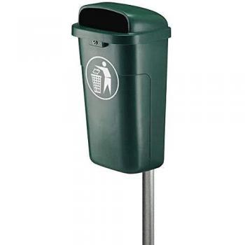 Contenedor de Basura Exterior Resistente al Fuego 50L - Verde
