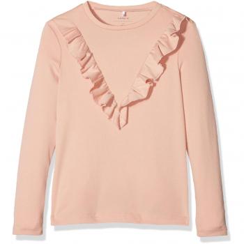 NAME IT Nithin Ls Top F Nmt, Camisa Manga Larga para Niñas, Rosa