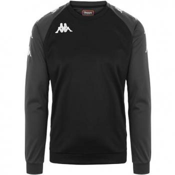 Kappa Unisex Adult Parme Sweatshirt - Black, 3XL