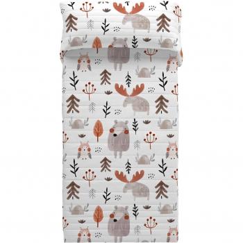 Colcha bouti ICEHOME 100% algodón con diseño Summer Day fabricado en España