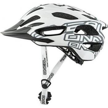 O'NEAL | Casco de Bicicleta de montaña | Enduro All-Mountain | Eficiente Sistema de ventilación, Sistema de Ajuste de Tallas, Aprobado por la EN1078 | Casco Q RL | Adultos | Blanco | Talla XS/S/M