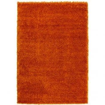Alfombra Moderna Shaggy Samba Naranja Varios Tamaños Sale 50%, naranja, 120 cm_x_170 cm