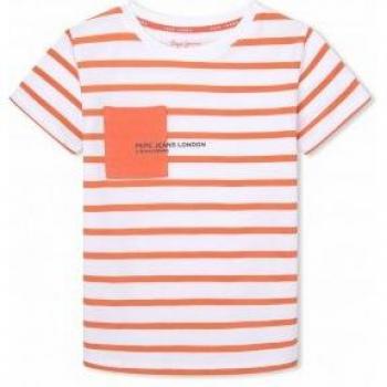 Camiseta Blake naranja para niños de Pepe Jeans