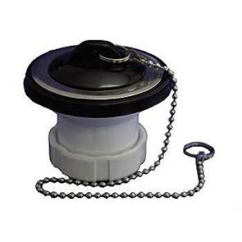 Válvula de Lavabo-Bidé con Cadena Ø70 x 1¼ y Sifón Recto PVC 32 mm