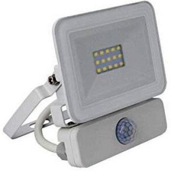 Proyector LED 10W 120 lm/W IP65 Slim con Sensor de Movimiento PIR 4500K