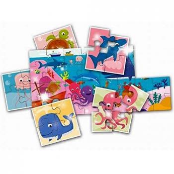 Ludattica-74778 Ludattica 74778 Puzzle Infantil, Multicolor