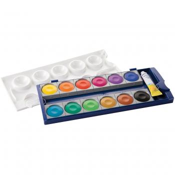 Pintura de acuarela Pelikan K12, 12 colores en caja