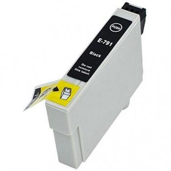 Cartucho de Tinta Compatible Negro 12ML para Epson Stylus Photo 1400, P50, PX650, PX700, PX710, PX800 y PX810 - T0791