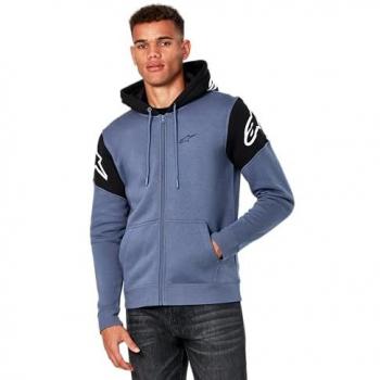 Alpinestars Velocity Zip Hoodie - Black/Blue - Men's Medium