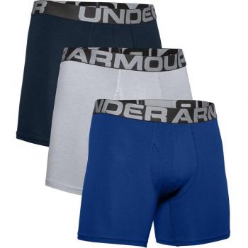 Under Armour Charged Cotton 15cm Boxer Briefs 3-Pack Men's - Black, White