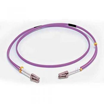 CABLE DE FIBRA LC/LC OM4 LSZH DE 2 M - VIOLETA