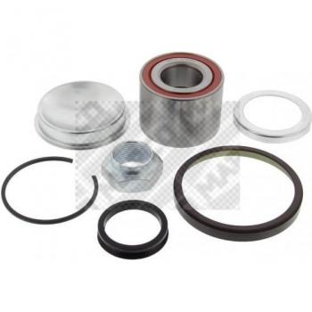Kit de rodamientos de rueda MAPCO 26363 para PEUGEOT y CITROËN, incluye rodamiento trasero y compatible con modelos 1007 y C3 I