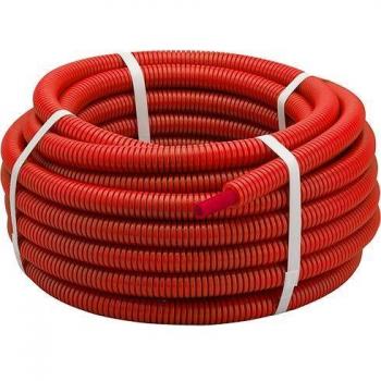 Tubo corrugado rojo Ø16 mm - Longitud 25 metros NOYON & THIEBAULT
