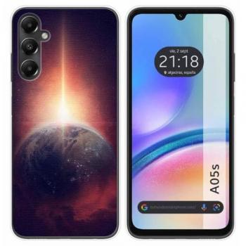 Funda de Silicona para Samsung Galaxy A05s con Diseño de Tierra y Dibujos