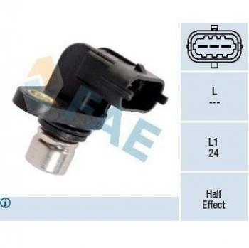 FAE 79210 Sensor, posición árbol de levas, Negro