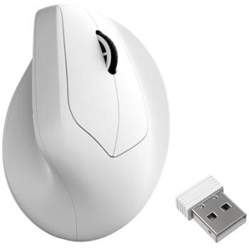 Ratón Inalámbrico Ergonómico Keychron M5, 30000 DPI, Bluetooth 5.3 y USB-C, Blanco