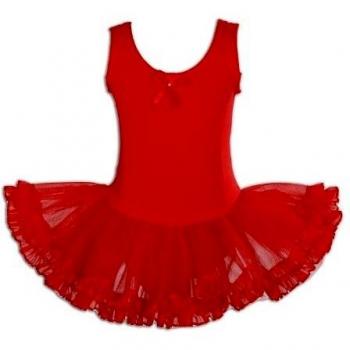 Cinda Tutú/Ballet/Danza Vestido Rojo 5-6 Años
