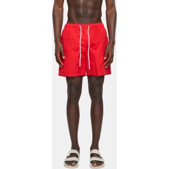 Bañador Urban Classics Block Swim Shorts para Hombre - Rojo - Tallas S y XL