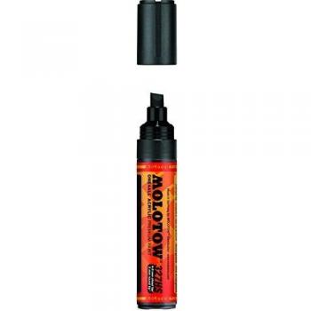 Marcador Molotow One4All 327 HS recargable punta de 4-8 mm color negro señalizador